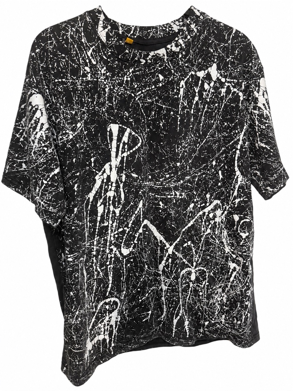 Gallery Dept Black and White Splatter Print Men's T-Shirt
